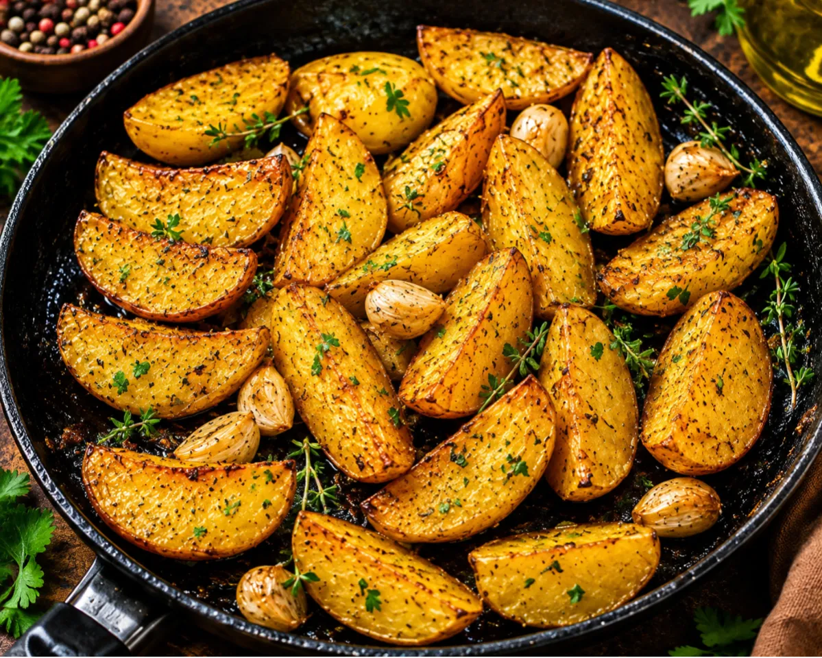 بطاطا ودجز بالفرن