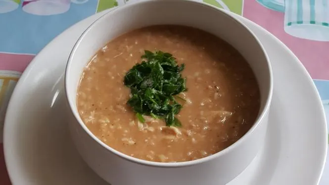 شوربة القمح بالدجاج