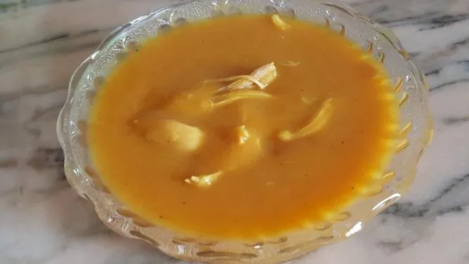 شوربة البطاطا بالدجاج