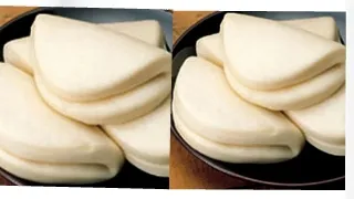 خبز باو على البخار