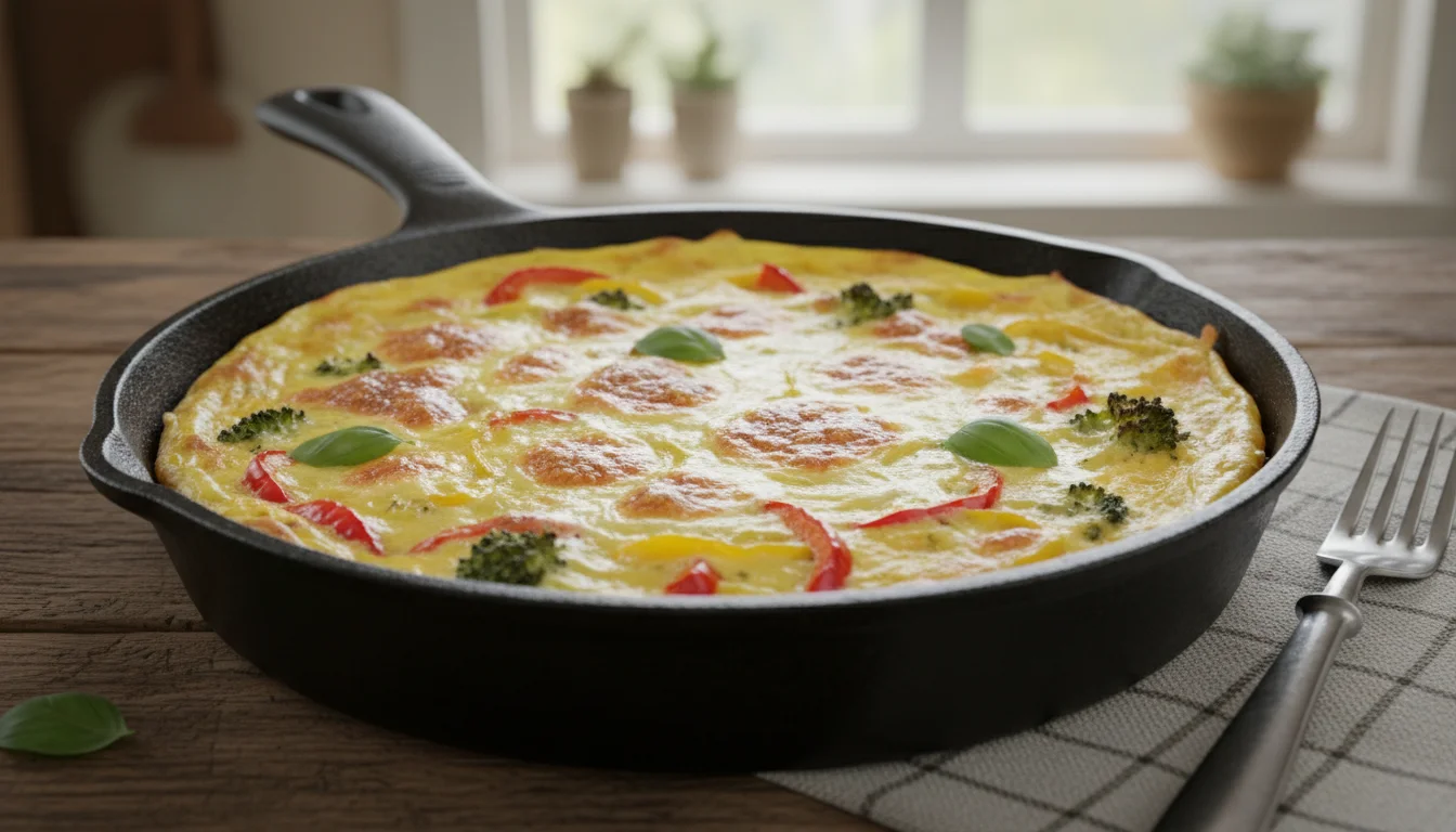 Creamy Gouda & Vegetable Frittata