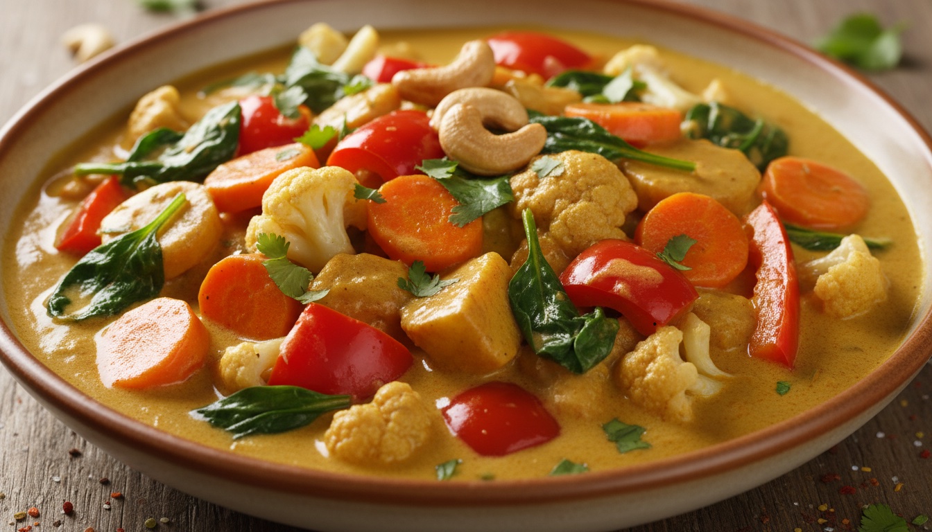 Loaded Vegetable Yellow Curry