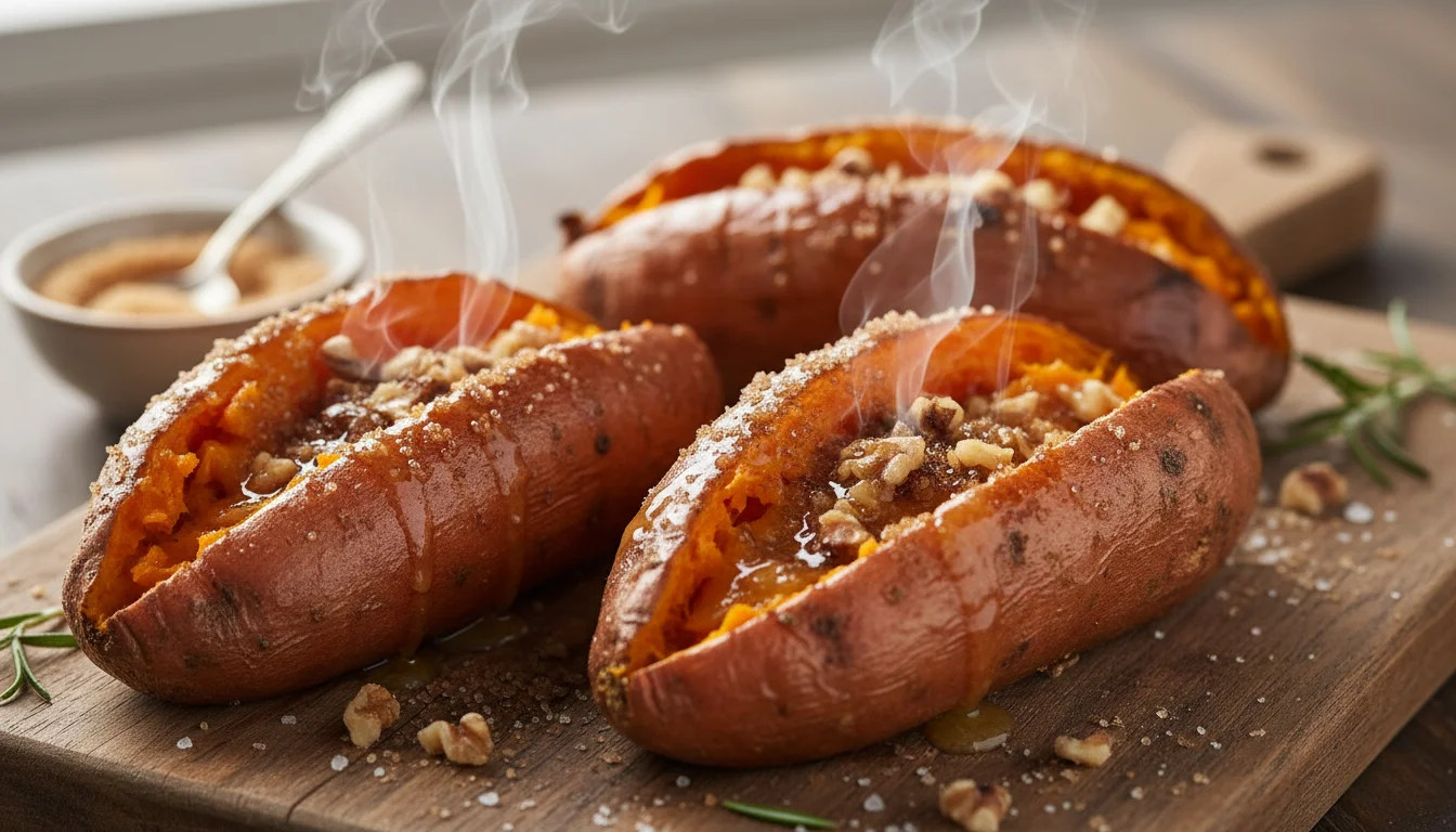 Air Fryer Whole Sweet Potatoes (Sweet Style)