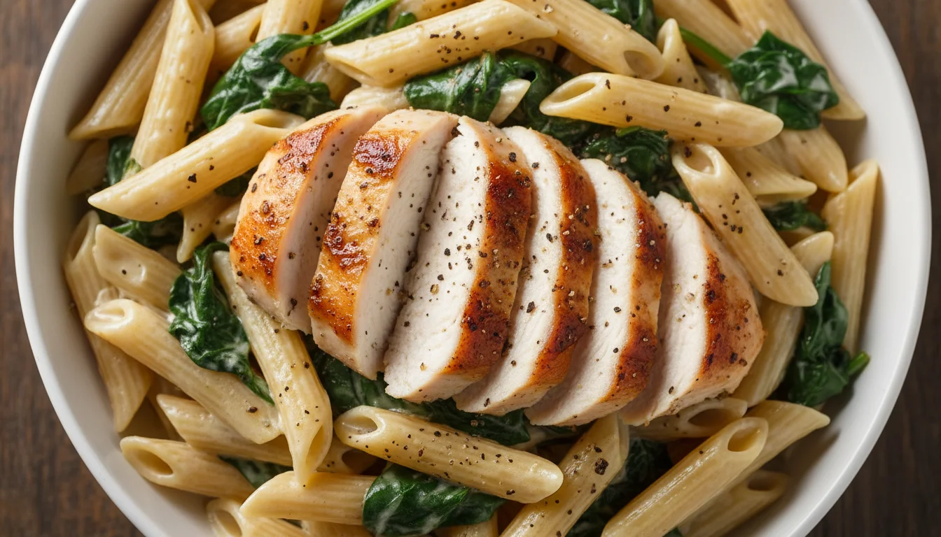 Creamy Garlic Parmesan Chicken Pasta