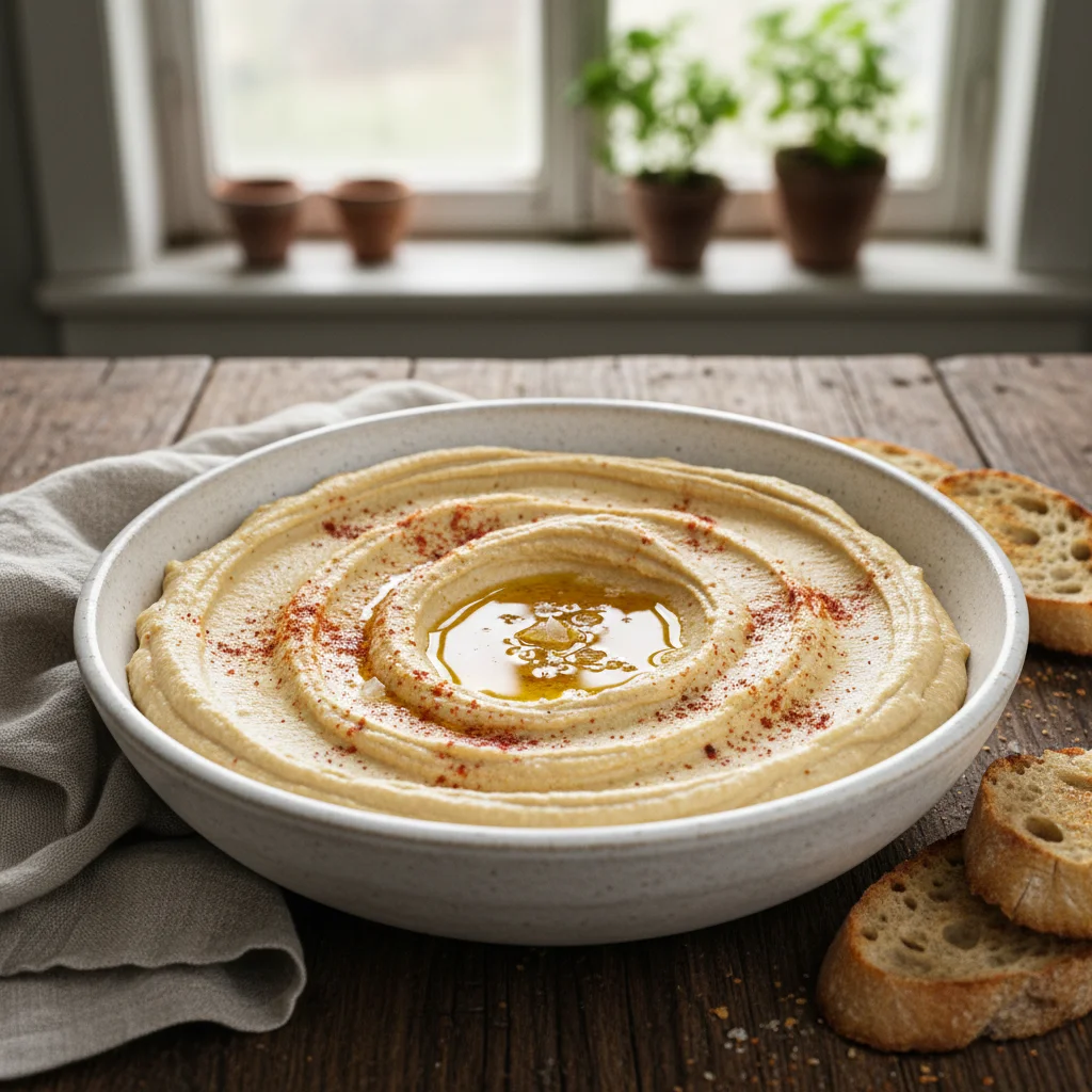 Creamy Greek Yogurt Hummus