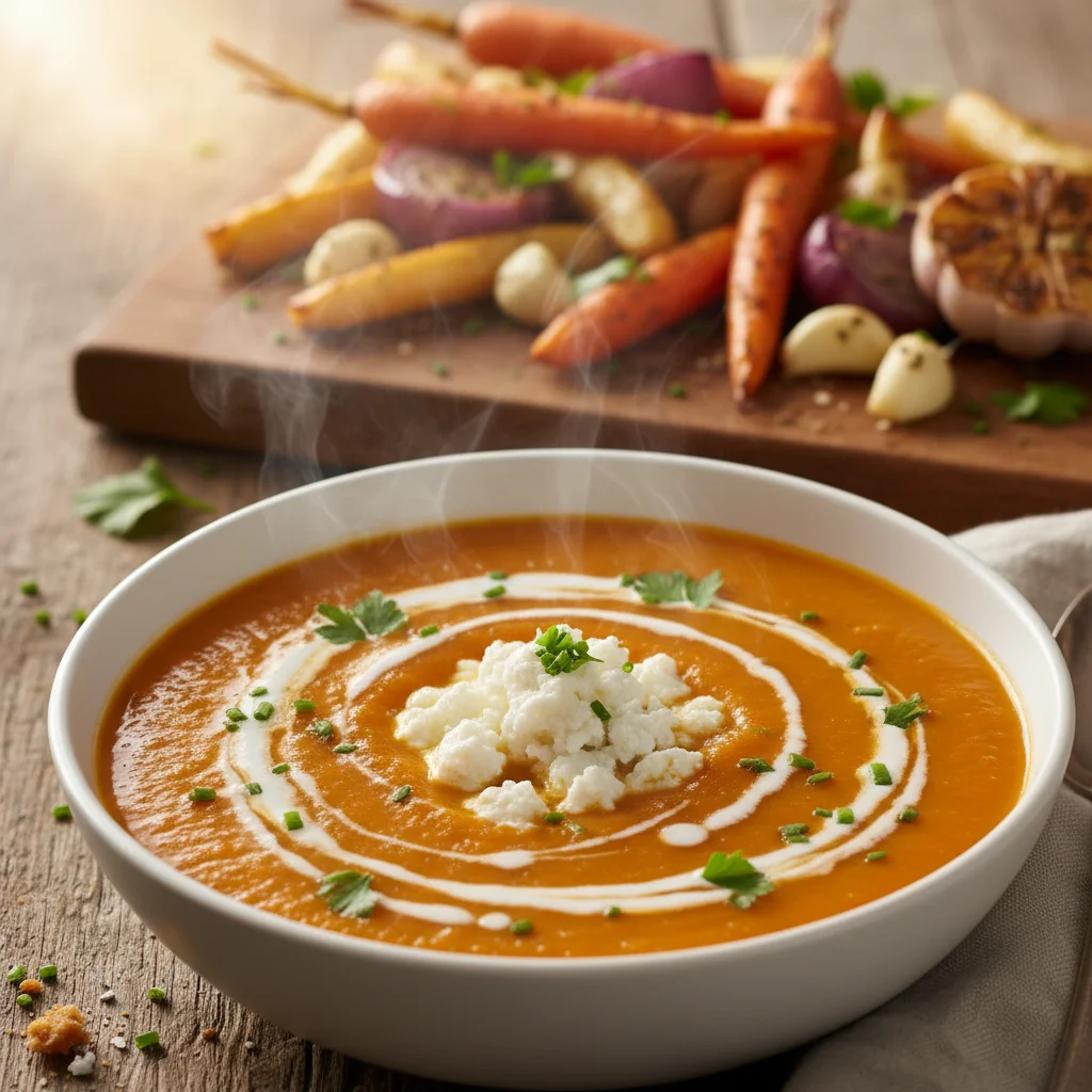 Roasted Red Pepper & Tomato Soup