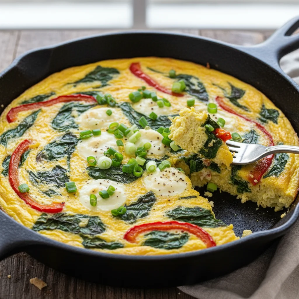 Farmhouse Spinach & Goat Cheese Frittata