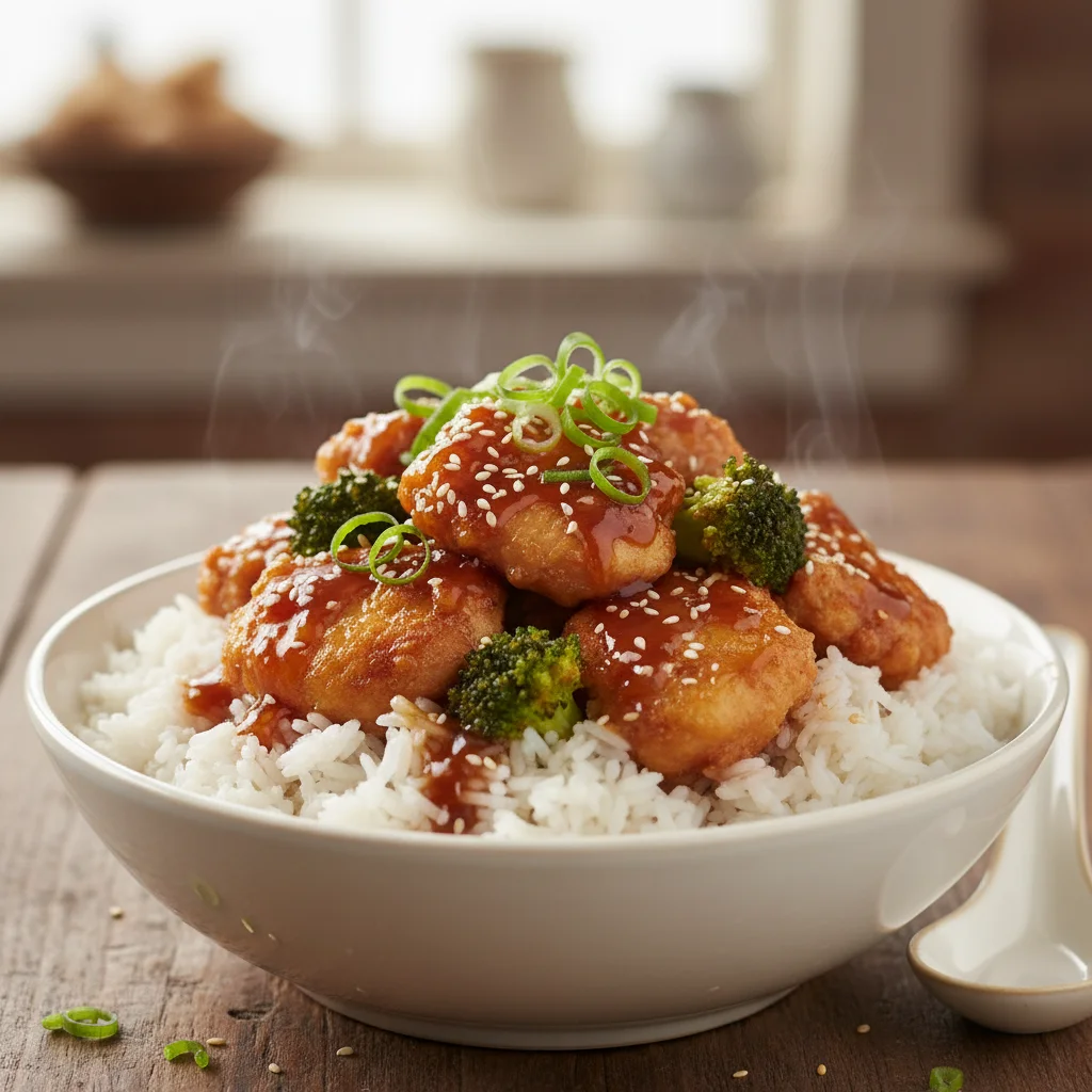 Honey Garlic Chicken & Broccoli Stir-Fry