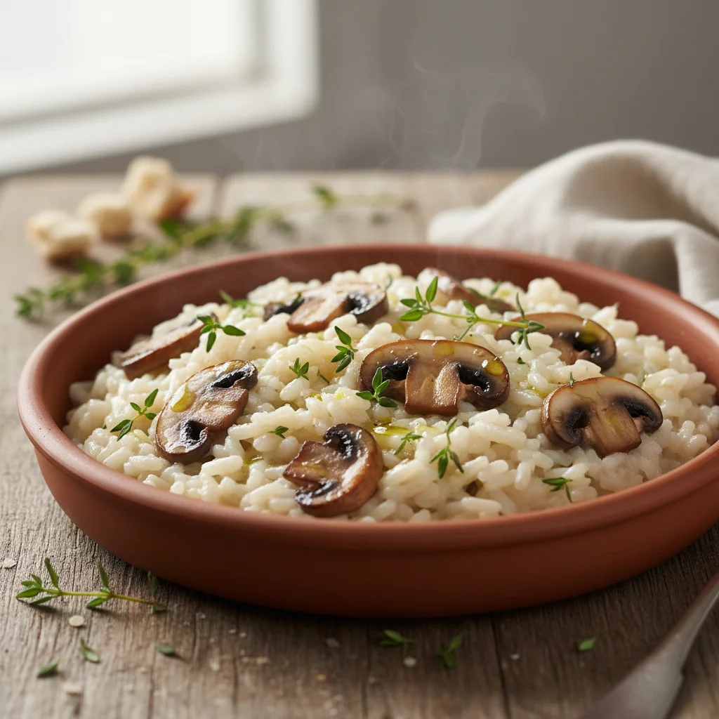 Creamy Mushroom Risotto