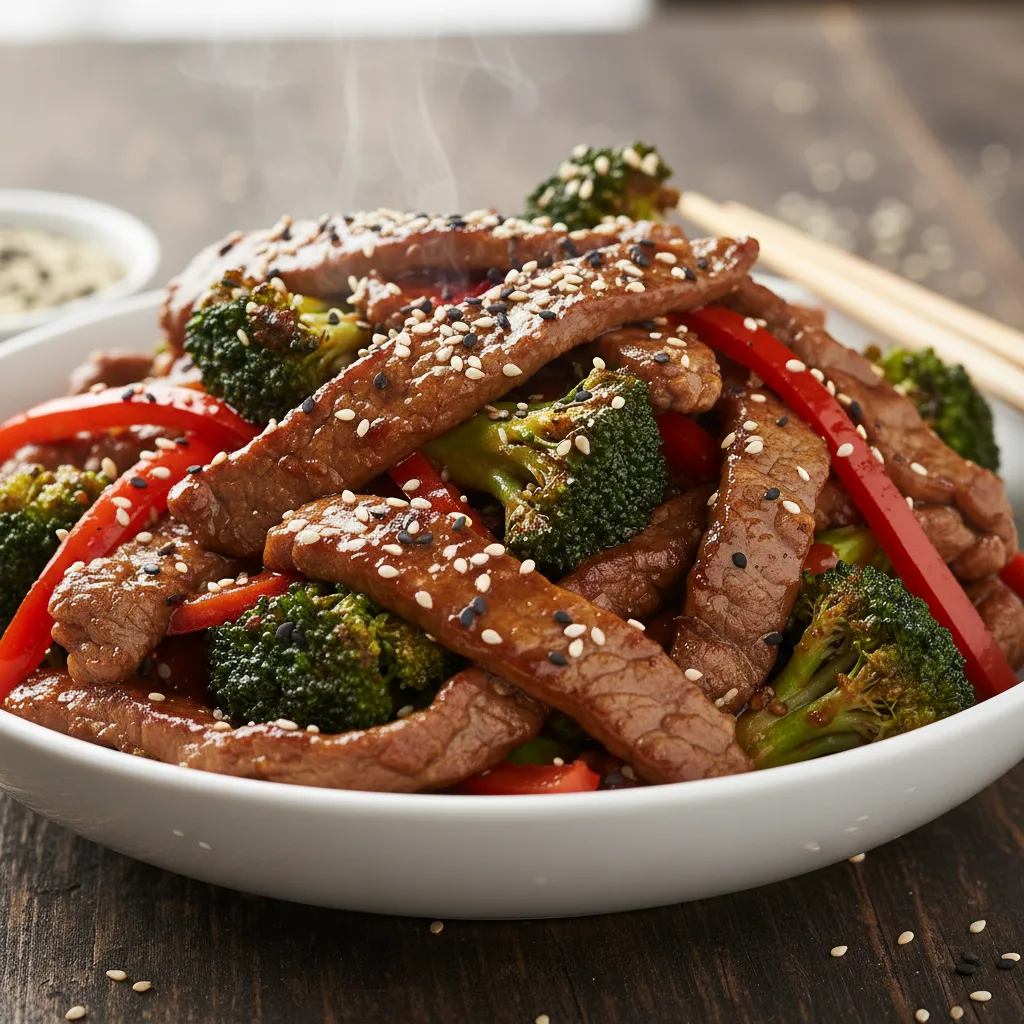 Ginger Soy Beef & Broccoli Stir-Fry