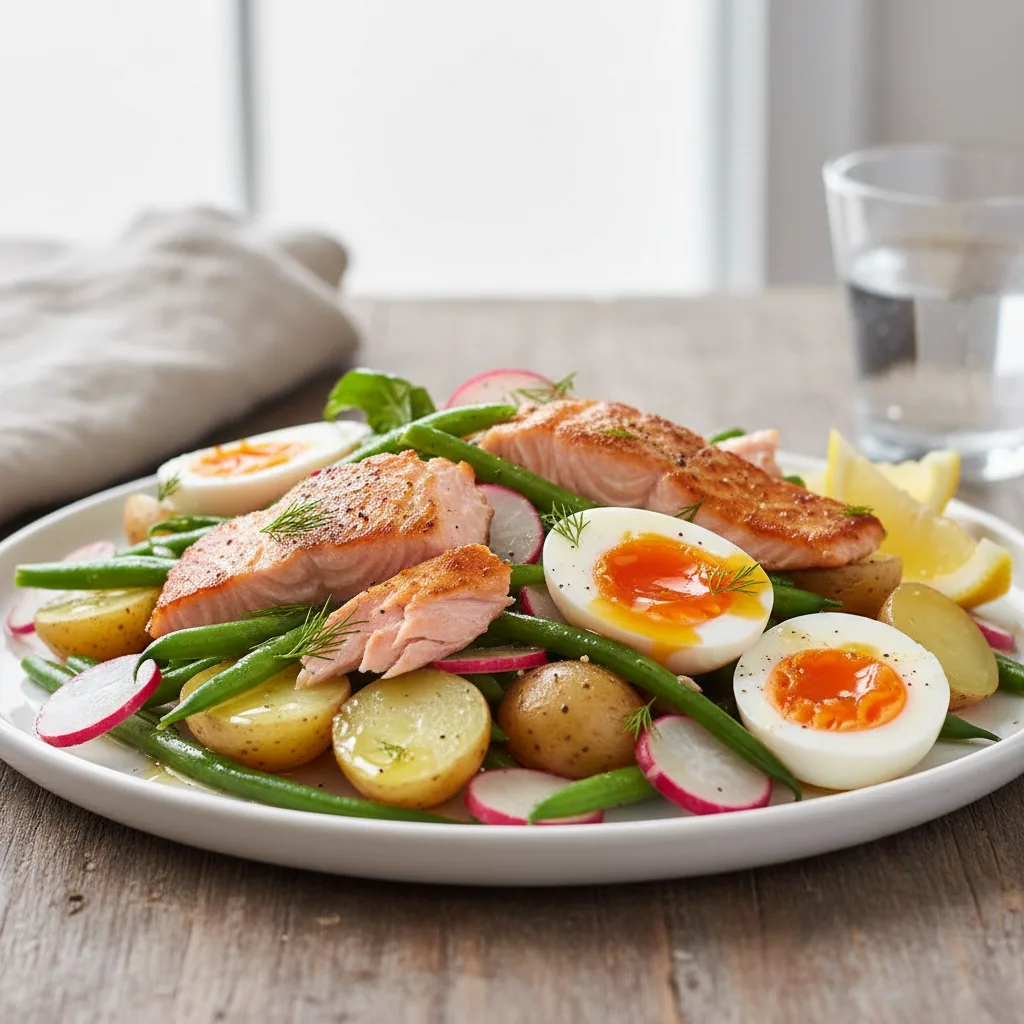 Fresh Salmon Niçoise Salad