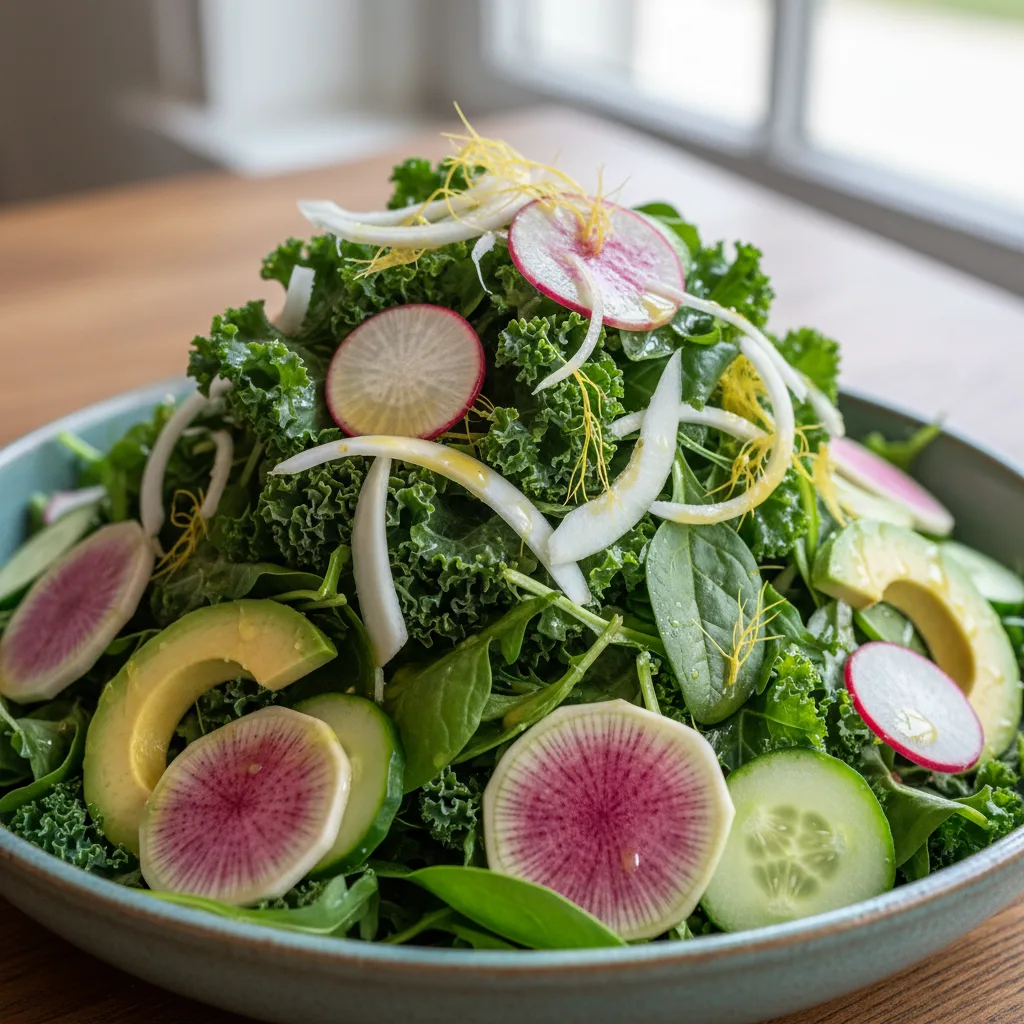 Crisp Shaved Fennel and Radish Salad