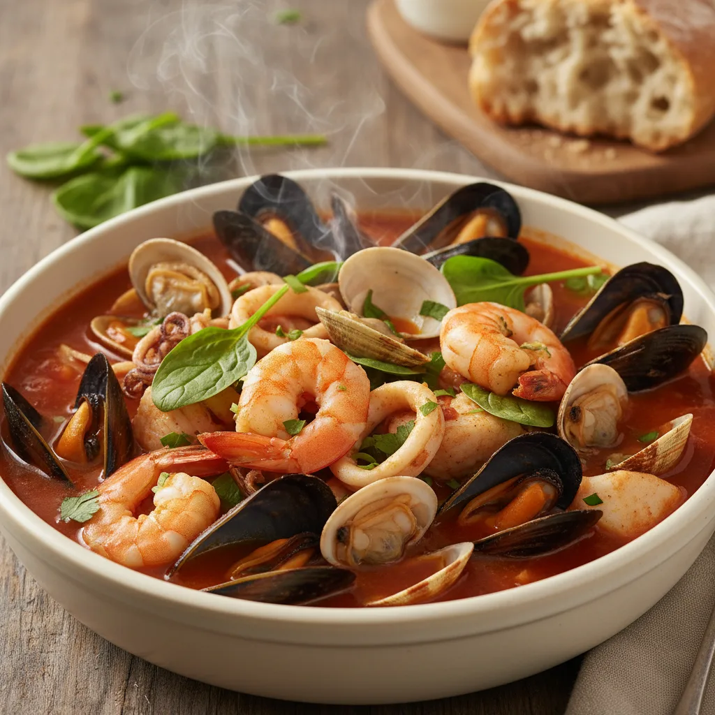 Rustic Mediterranean Seafood Stew
