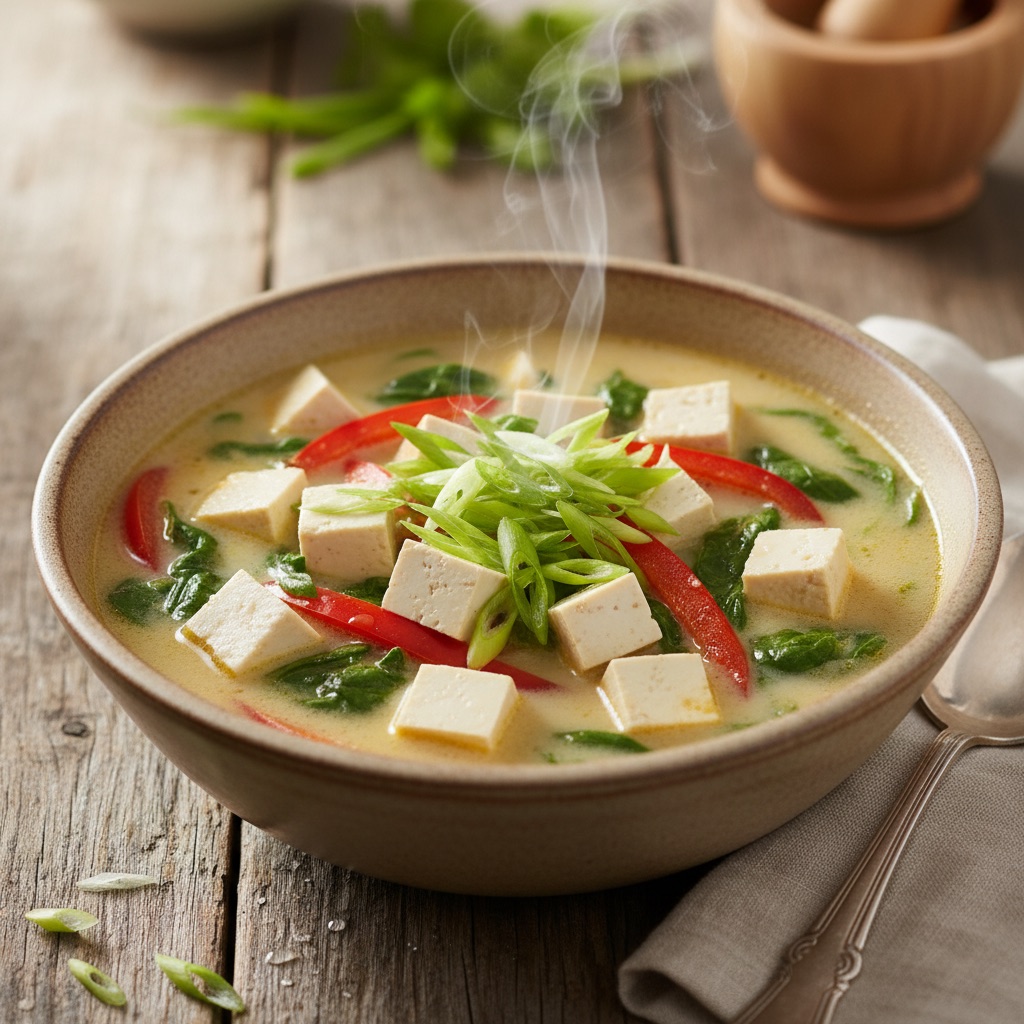 Thai Coconut Lemongrass & Tofu Soup