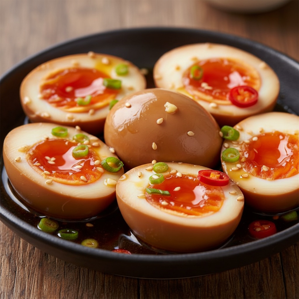 Marinierte Eier nach Mayak-Art