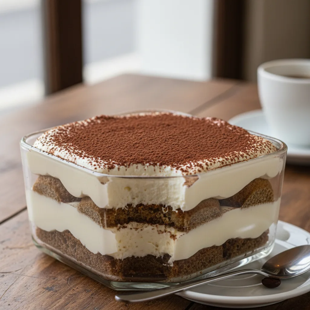 Nem tiramisu med flødeost