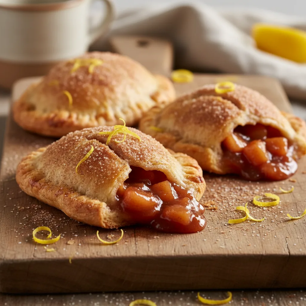 Empanadillas de manzana crujientes caseras