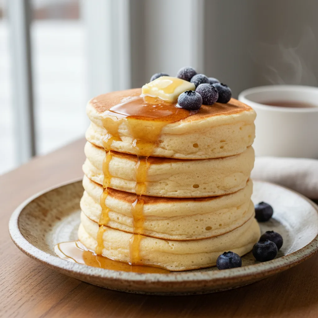 Fluffy Diet-Friendly Japanese Pancakes