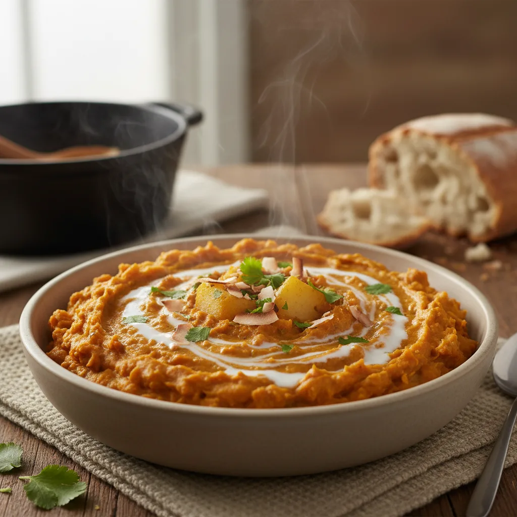 원팬으로 만드는 부드러운 렌틸콩 & 감자 매쉬