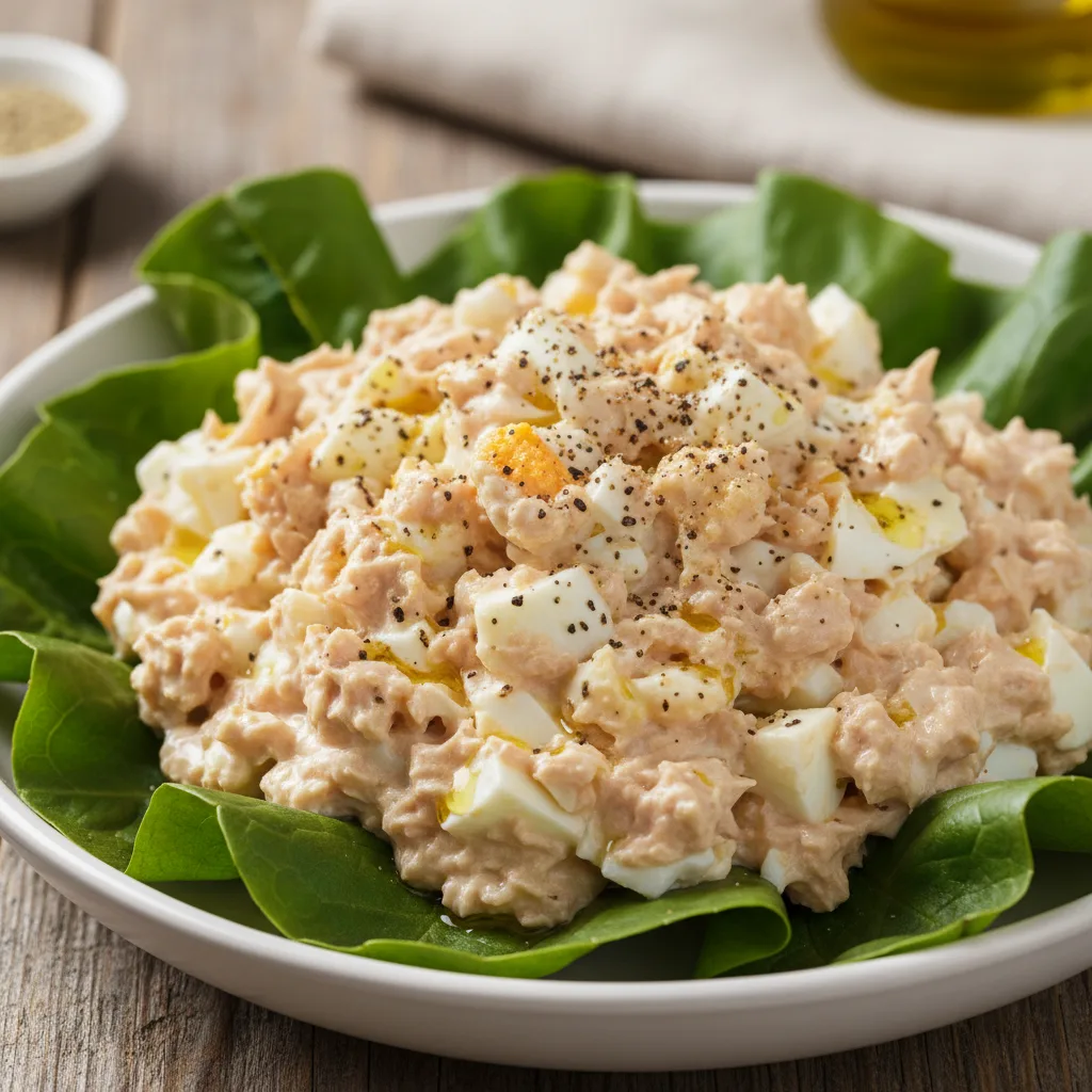 Insalata di Tonno e Uova Chetogenica