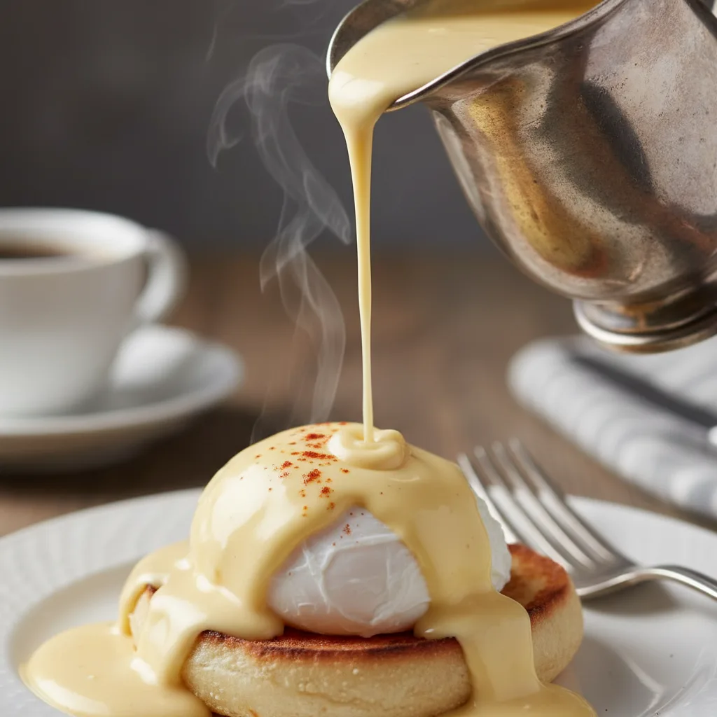 Classic Hollandaise Sauce (Portioned for 9 Eggs)