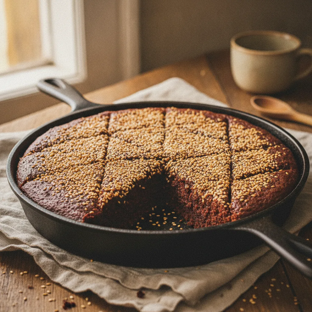 Gâteau à la Mélasse de Caroube (Sfouf bi Dibs)