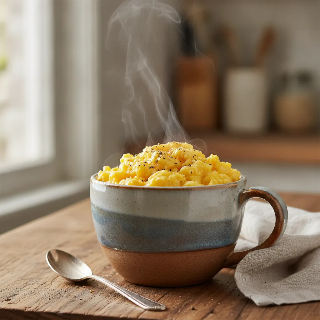 1-Minute Microwave Scrambled Eggs