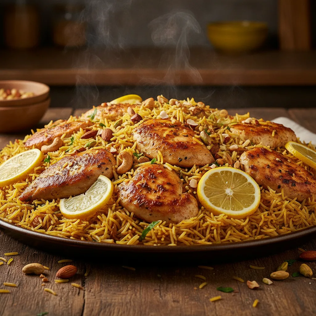 Snelle Kabsa met Kipfilet