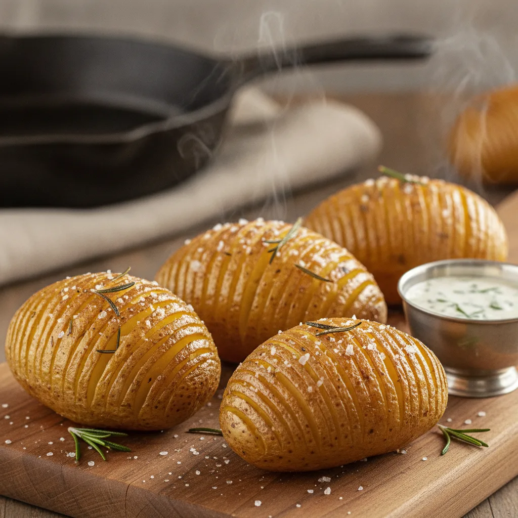Hasselback Aardappelen