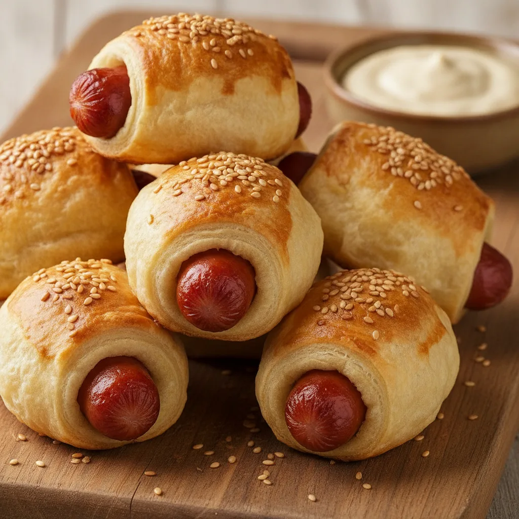 Worstenbroodjes in bladerdeeg