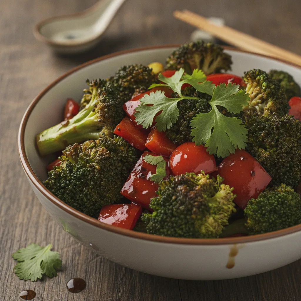 Broccoli & Bell Pepper Stir-Fry