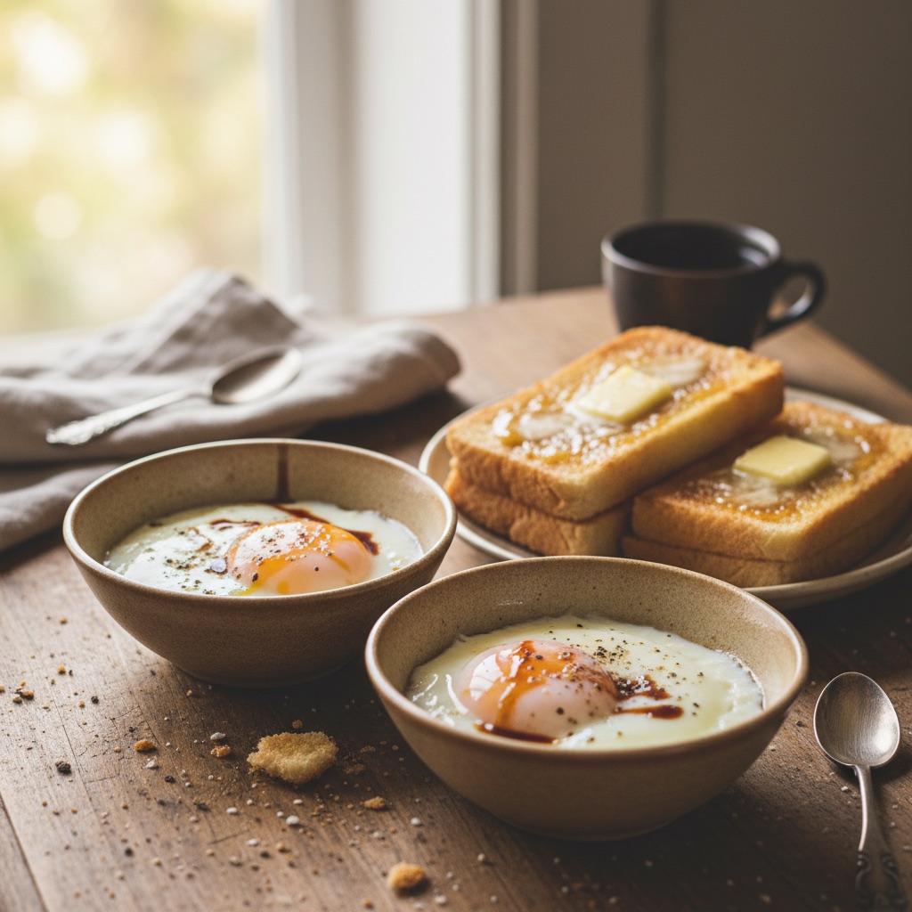 Kaya Toast with Soft-Boiled Eggs