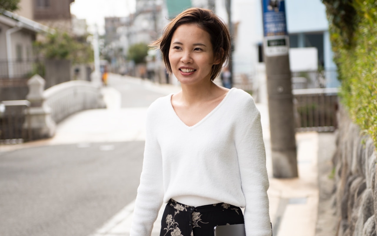 沢田リカさんの仕事風景2