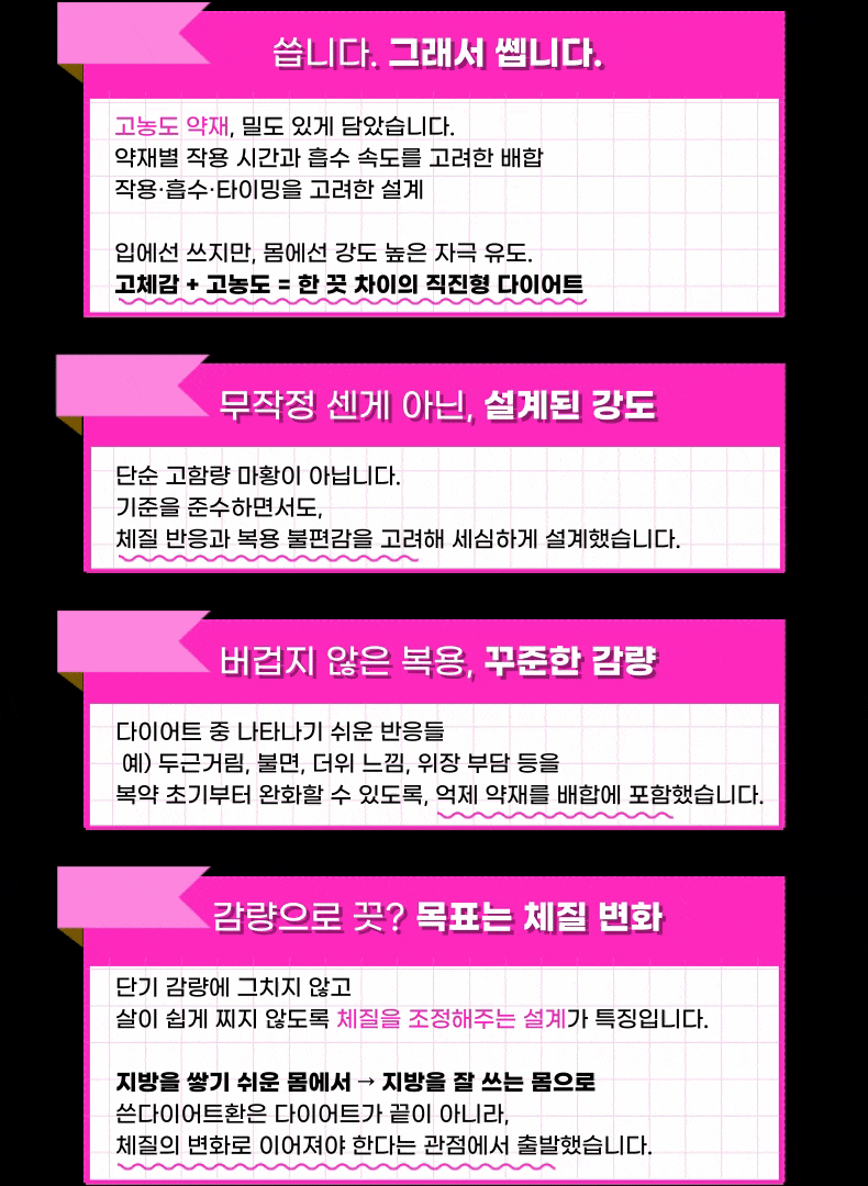 [쎈 다이어트] 쓴 다이어트 환 상세 이미지