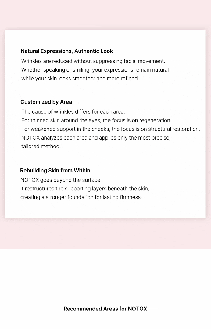 [Fundamental Wrinkle Improvement] Botox? NO-Tox!