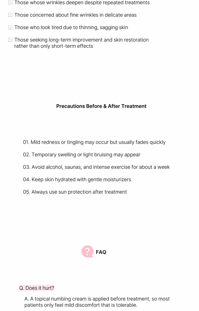 [Fundamental Wrinkle Improvement] Botox? NO-Tox!