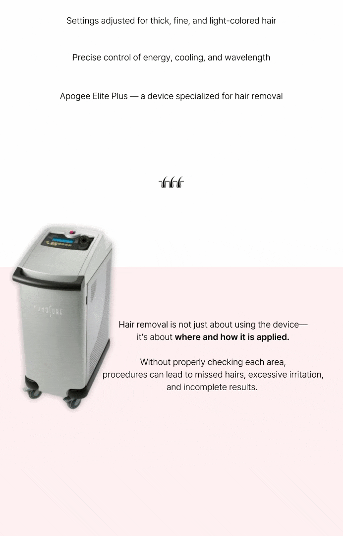 Apogee Elite+ Men’s Laser Hair Removal 상세 이미지