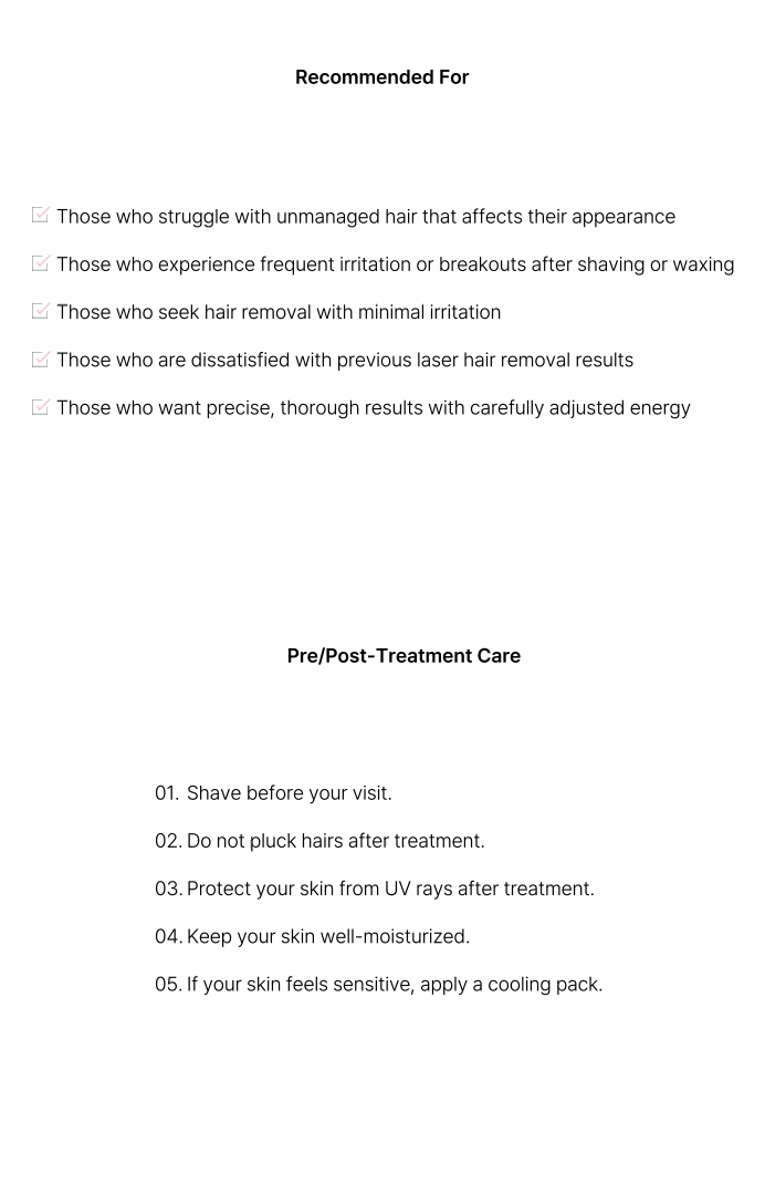 Apogee Elite+ Men’s Laser Hair Removal 상세 이미지