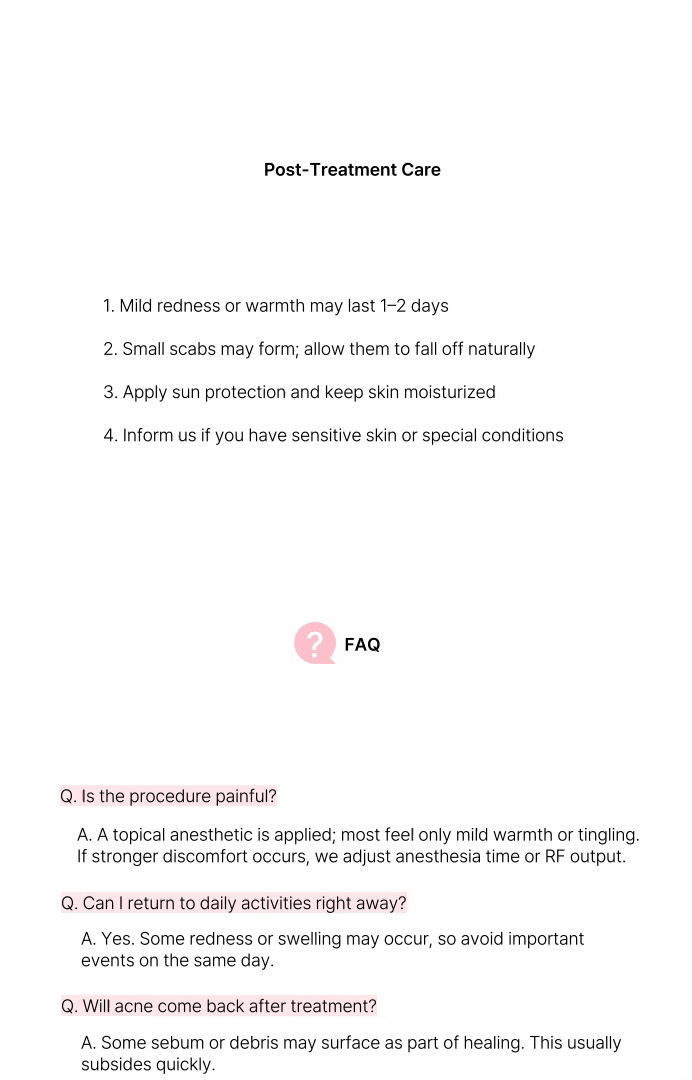 [ニキビの根本原因、皮脂腺破壊] シークレットRFアグネス 상세 이미지