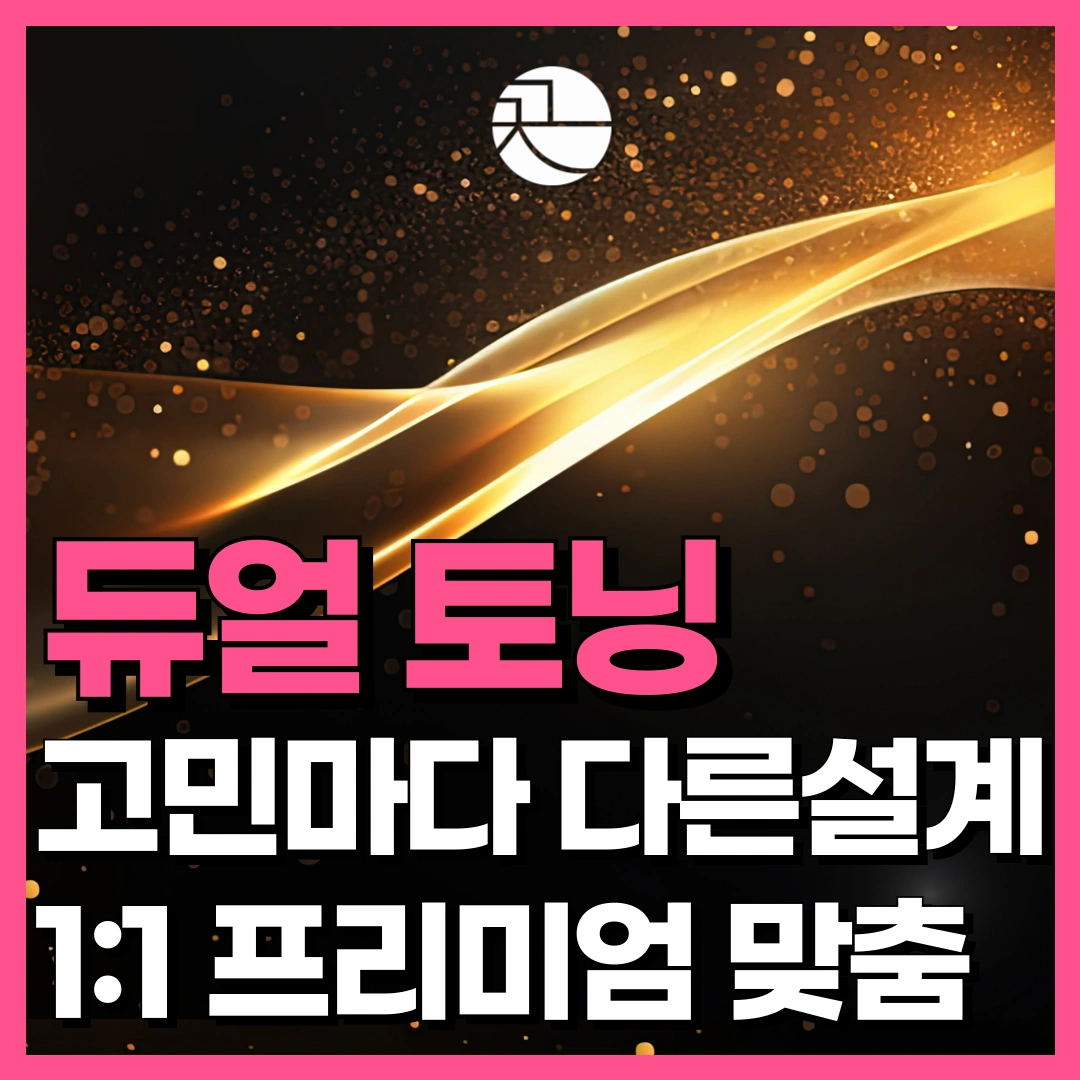  [결과가 같지 않은] 듀얼 토닝