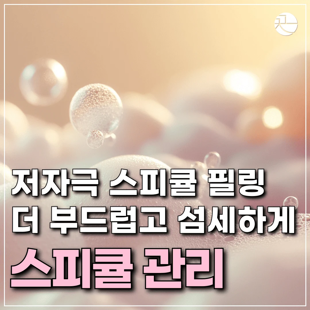 [모공각화증, 닭살 피부] 피부리셋 스피큘 관리