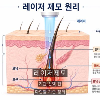 레이저제모 치료기관을 고를 때 확인할 3가지 기준 이미지 1