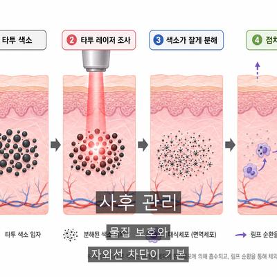 입술문신제거, 한 번에 지워지지 않는 이유 이미지 8