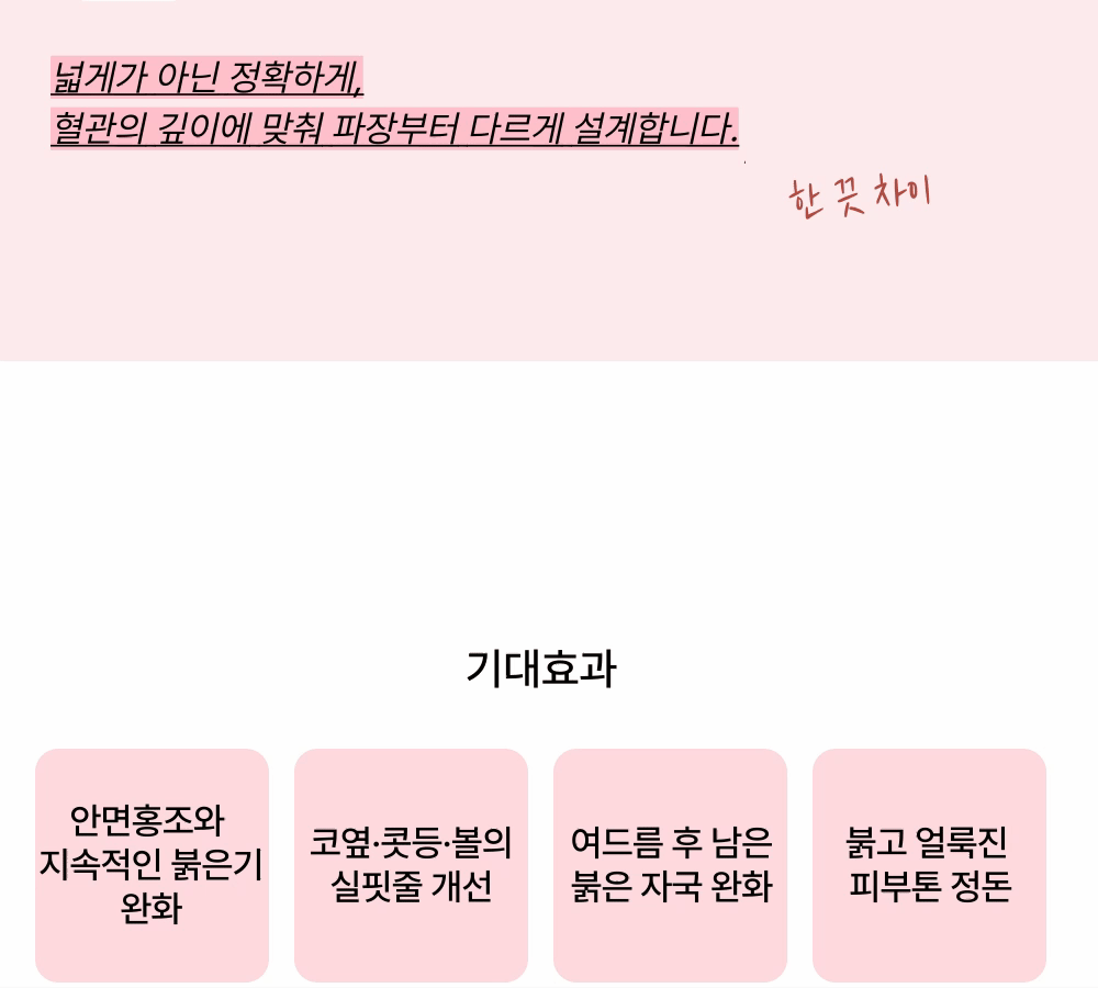 [붉은기 DOWN, 피부 톤 개선 UP] 브이 토닝 - 홍조 레이저 이미지 5