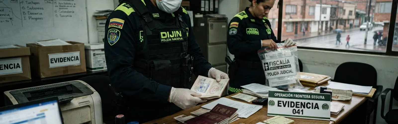 Desarticulada red criminal en Colombia que facilitaba documentación falsa para entrar a España
