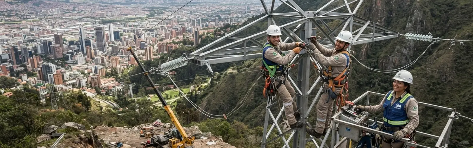 Avance en proyectos de líneas eléctricas para garantizar la seguridad energética de Bogotá