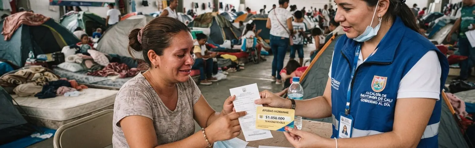 Ayudas para damnificados por el terremoto en Cali y situación en albergues