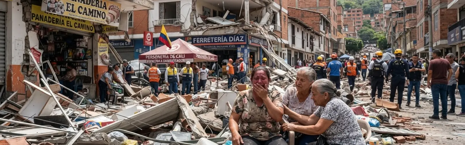 Impacto del sismo en la economía, viviendas y comercios de Cali
