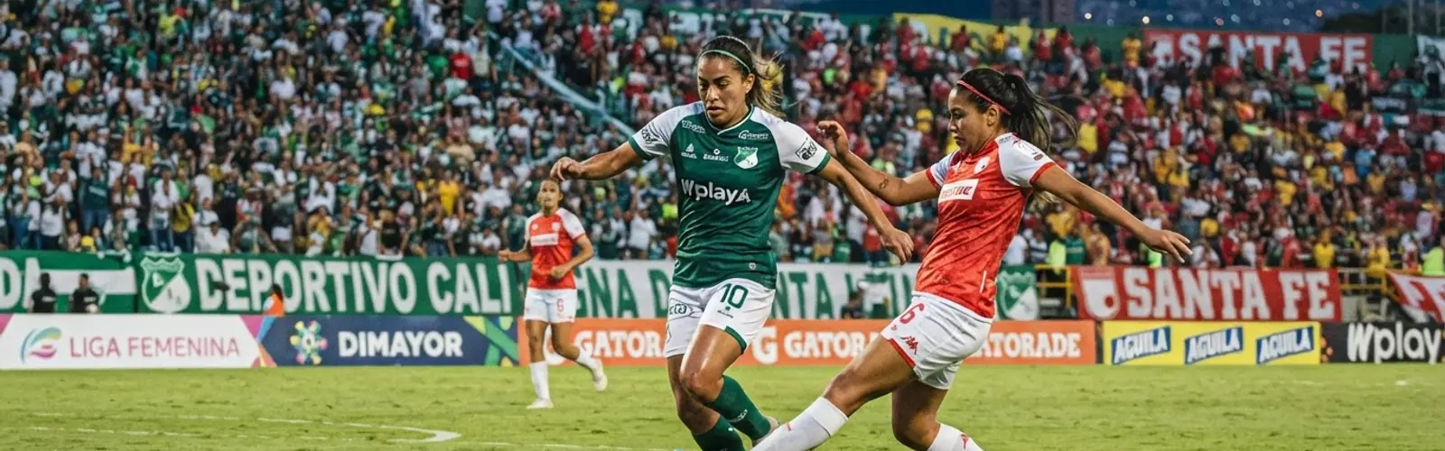 Deportivo Cali y Santa Fe definen el título de la Liga Femenina en la final