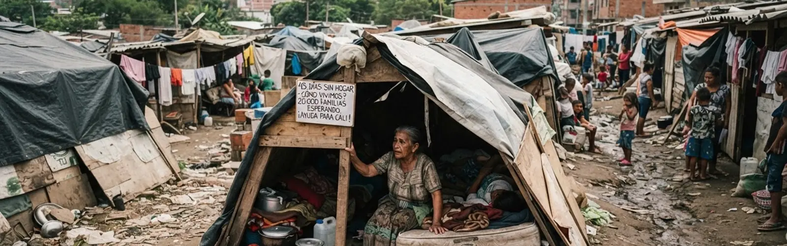 Veinte mil familias de Cali continúan sin vivienda un mes y medio después del sismo